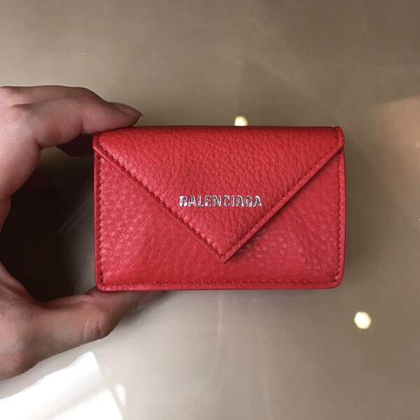 BALENCIAGA バレンシアガ ミニ財布 偽物 ペーパー ミニ ウォレット 391446DLQ0N4908